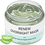 RENEW Nacht Maske Gesicht, Gesichtsmaske beauty- mit Aloe Vera und...