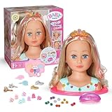 BABY Born Stylingkopf Prinzessin, Puppenschminkkopf für Kinder mit Langen...