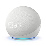 Echo Dot mit Uhr (5. Gen., 2022) | Smarter WLAN- und Bluetooth-Lautsprecher...