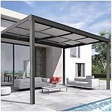 Terrassendach Veranda freistehend mit Schiebedach | Überdachung...
