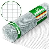 Drahtgitter feinmaschig - Maschenweite 6,3 mm - verzinkt - 100cm Höhe x...