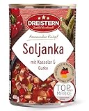 DREISTERN Soljanka 400g I Mit Kasseler & Gurke I Herzhafter Eintopf in...