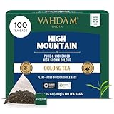 VAHDAM, Himalaya Oolong Teebeutel (100 Teebeutel) 100% Reiner Oolong Tee...