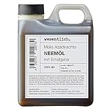 wesentlich. Neemöl mit Emulgator 1000ml - fertig gemischt für Haus und...