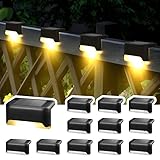 Solpex Solarleuchten für außen, 12 Stück Schwarz Solarleuchte Garten,...