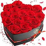 Impouo Konservierte Rose, Geschenke für sie, Geburtstagsgeschenke für...