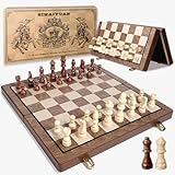 Sihaiyuan Schachspiel, Magnetisches Holz-Schachbrett, Schach- und...