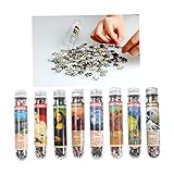 ZUNOXAZ 150 Stück Teiliges Mini Puzzle aus Papier mit Berühmtem Gemälde...