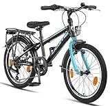 Licorne Bike Carter Premium Mountainbike in 20 Zoll Fahrrad für Kinder...