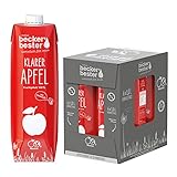 beckers bester Klarer Apfel - 6er Pack - Apfelsaft- 100% natürlicher...