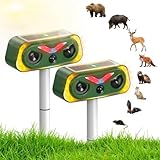 Uffylle Katzenschreck Ultraschall Dualer Solar Eule, 2 Modus...