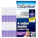 Clearblue Fruchtbarkeits-Ovulationstest-Set, 20 Tests + 1 digitaler...