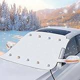 Frontscheibenabdeckung Winter Auto Windschutzscheibe Abdeckung,...