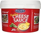 Santa Maria Cheddar Cheese Sauce 3kg Becher - Cremiger Käsegenuss für...