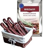 BROWIN® Naturdarm für Wurst | Premium Naturdarm für hausgemachte...