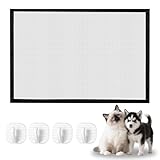 2 Stück Absperrgitter Hund, 110 × 72 cm Treppenschutzgitter Ohne Bohren,...