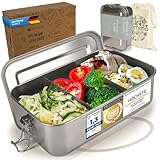 Dimono® Lunchbox Brotdose 1400ml Auslaufsichere Bento-Box Brotzeit-Dose...