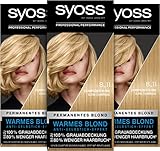 Syoss Color Coloration 8_11 Champagner Blond Stufe 3 (3 x 115 ml),...