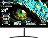 Minifire 24 Zoll Monitor, 100Hz, Full HD（1980x1080p）,5ms(OD),...