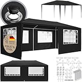 Casaria® Pavillon 3x6m UV-Schutz 18m² Dachösen Wasserabweisend 6...