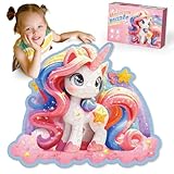 Kiztoys Einhorn Bodenpuzzles Spielzeug für Mädchen - Einhorn Geschenke...