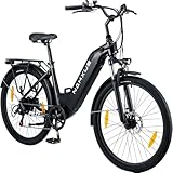 nakxus 26T1 Elektrofahrrad 26 Zoll E-Bike, 36V 18.2Ah Akku herausnehmbar,...