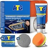 ATG® Scheinwerfer Aufbereitung Set - Universal Auto Scheinwerfer Polierset...