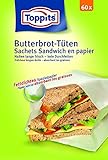 Toppits® Sandwich/Butterbrot - Tüten (12 x 20 cm / 60 Stück) FETTDICHT