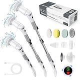Reinigungsbürste Elektrisch, Electric Cleaning Brush mit 550 RPM, 2...