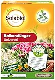 Solabiol Bio Balkondünger Universal, Blumendünger mit Wurzelstimulator...