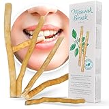 BLISSANY Miswak 1er Pack - 5 Stück - Natürliches Zahnputzholz zur sanften...