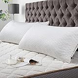 BedStory Kopfkissen 40x80 2er Set mit abziehbarem Bambusfasern Bezug,...