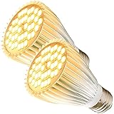 MILYN Led Pflanzenlampe, 2 Pack 40 Leds Sonnenlichts Vollspektrum...