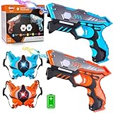 VATOS Infrarot Laser Tag Gun Set mit Westen - 2 Pack für Kinder &...