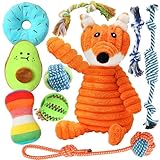10 Stück Luxuriöses Welpenspielzeug für kleine Hunde, quietschendes...