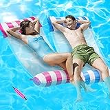 Lunriwis 2 PCS Aufblasbares Schwimmbett,luftmatratze...