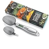 Arendo - Digitale Löffelwaage - Messlöffel von 1 g bis 300 g - Exakte...