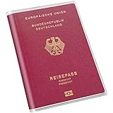 Gentle North 2 x Reisepasshülle (13,5 x 19 cm) transparent - Passport...