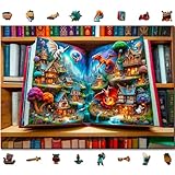 WOODEN.CITY Enchanted Tales 1000 Teile Puzzle, Holzpuzzles für Erwachsene,...