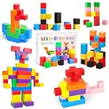 AQXONG 48Pcs Magnetische Bausteine Spielzeug, Magnetisches Bauspielzeug,...