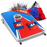 Blaustein Offizielles Cornhole Spiel Outdoor - 11-Teiliges Set nach...