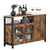 VASAGLE Sideboard, Küchenschrank, Aufbewahrungsschrank, mit 3 Türen, für...