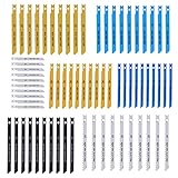 70 Stück Jigsaw Blade Set Hoch kohlenstoff stahl U Schaft klingen für...