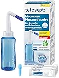 tetesept Meerwasser Nasendusche bei Schnupfen und Pollenallergie – Inkl....