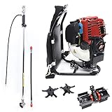 4-Takt Benzin Motorsense Freischneider Rasentrimmer 3 in 1 Benzin...