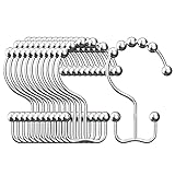 qiyifang Doppelseitige Vorhanghaken | Badezimmer-Vorhanghaken aus Edelstahl...