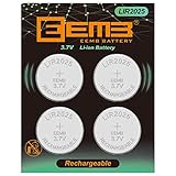 EEMB LIR2025 Wiederaufladbarer Akku mit 4 Stück 3,7 V...