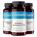 Vitamin C mit Hagebutte 360 mg – 300 Kapseln | Natürliche Quelle von...