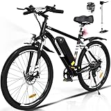 HITWAY E Bike Elektrofahrrad E-Mountainbike, 26' E-Fahrrad, Pedelec, 250W...