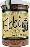 Bio Hundefutter mit Rind, Apfel, Karotte und Reis/Ebbi Inhalt: 400g...